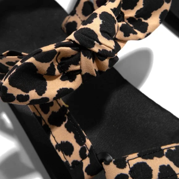 Valley Brown Leopard Summer Sandals - Picture 3 of 4